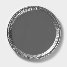Поднос сервировочный для выпечки Доляна, алюминиевый, d=31 см, 10 шт/уп, рисунок микс