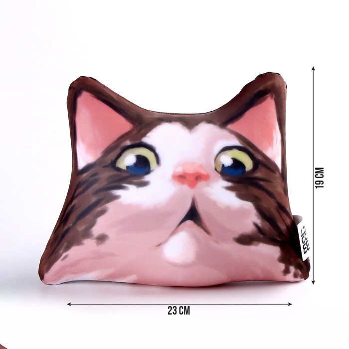 Антистресс подушка «Удивлённый кот» - фото 1907735044