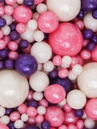 Кондитерская посыпка с мягким центром «Жемчуг»: розовая, белая, сиреневая, 20 г - Фото 2