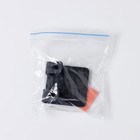 Крючок двойной настенный самоклеящийся «Лофт», 55×50×35 мм, цвет черный - фото 24736268