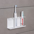 Держатель для зубных щеток, 210×100×60 мм, цвет белый - Фото 8