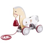 Игрушка каталка для малышей Hape «Зверики», «Пони», на веревочке - фото 51228818
