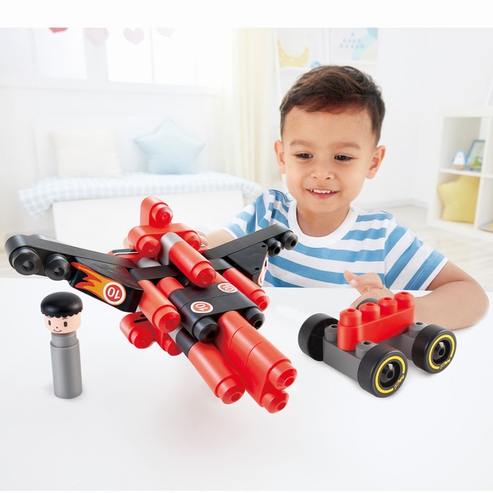 Конструктор детский «Гоночный автомобиль», 31 элемент - Фото 1