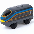 Локомотив Hape «Мой поезд», на батарейках, цвет чёрный - фото 110061681