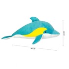 Мягкая игрушка All About Nature «Морские обитатели», «Дельфин» , 40см - Фото 3