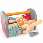 Набор строительных инструментов Hape «Моя мастерская», в ящике - фото 109941207