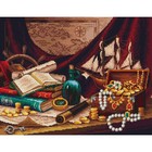 Набор вышивки счётным крестом «Многоцветница», «Морские сокровища», 50х40 см - фото 294248525