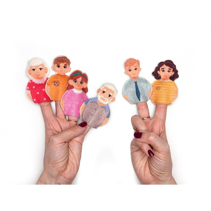 Игра-конструктор «Семья», 6 деталей, 9 см - Фото 1