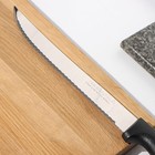 Нож кухонный Condor Plus, слайсер, лезвие 20 см, черная рукоять - Фото 2