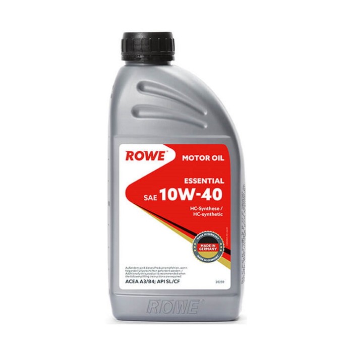Масло моторное Rowe 10/40 Essential, A3/B4, SL/CF, синтетическое, 1 л - Фото 1