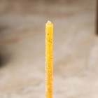 Свеча магическая восковая "Женская сила", с ромашкой, 16х0,6 см, желтый - Фото 3