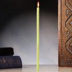 Свеча магическая восковая "Укрепление здоровья", с эвкалиптом, 16х0,6 см, зеленый - Фото 1
