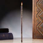Свеча магическая восковая "Очищение", с полынью, 16х0,6 см, черный - фото 319525971