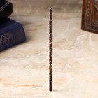 Свеча магическая восковая "Изгнание нечисти и негатива", с базиликом, 16х0,6 см, черный (комплект 2 шт) - фото 24589040