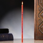 Свеча магическая восковая "Гармония и блаженство", с розой, 16х0,6 см, красный - фото 22279656