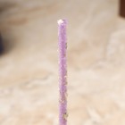 Свеча магическая восковая "От страха и стресса", с лавандой, 16х0,6 см, фиолетовая - фото 9027572