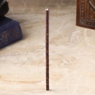 Свеча восковая магическая «Сила и помощь рода», с корнем осота, 16×0.6 см, чёрный - фото 24589043