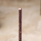 Свеча восковая магическая «Сила и помощь рода», с корнем осота, 16×0.6 см, чёрный - фото 24589044