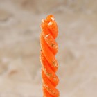 Свеча-скрутка "Женская сила", календула, ромашка и масло иланг-иланга, 16х1,2 см, оранжевый - фото 9417044