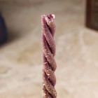 Свеча-скрутка "Исполнение желания", лаванда, гвоздика, базилик,16х1,2 см, фиолетовый - фото 9417050