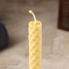 Свеча из вощины "Усиление силы воли" , 13х1,7 см, 1 ч, желтый - фото 24589053