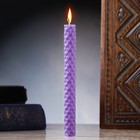 Свеча из вощины "Интуиция и понимание сути" , 13х1,7 см, 1 ч, фиолетовый - фото 319526051