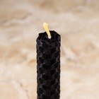 Набор свечей из вощины "Перерождение и новое начало" , 3 шт, 8х1,7 см, 45 мин, черный - фото 9246138