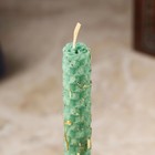 Свеча из вощины с крапивой "От сглаза и негатива" , 13х1,7 см, 1 ч, зеленый - Фото 3