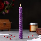 Свеча из вощины "От страха и стресса" с лавандой, 13х1,7 см, фиолетовый - фото 319526107