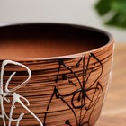 Горшок цветочный Витраж 2,4л с подставкой - фото 24544098