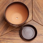 Горшок цветочный Витраж 2,4л с подставкой - фото 24544099