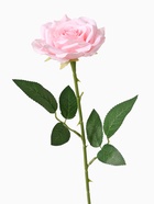 Цветы искусственные "Роза Гран При" 8х56 см, розовый - фото 809119084