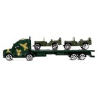 Грузовик инерционный «Военный автовоз», в пакете - фото 24509437