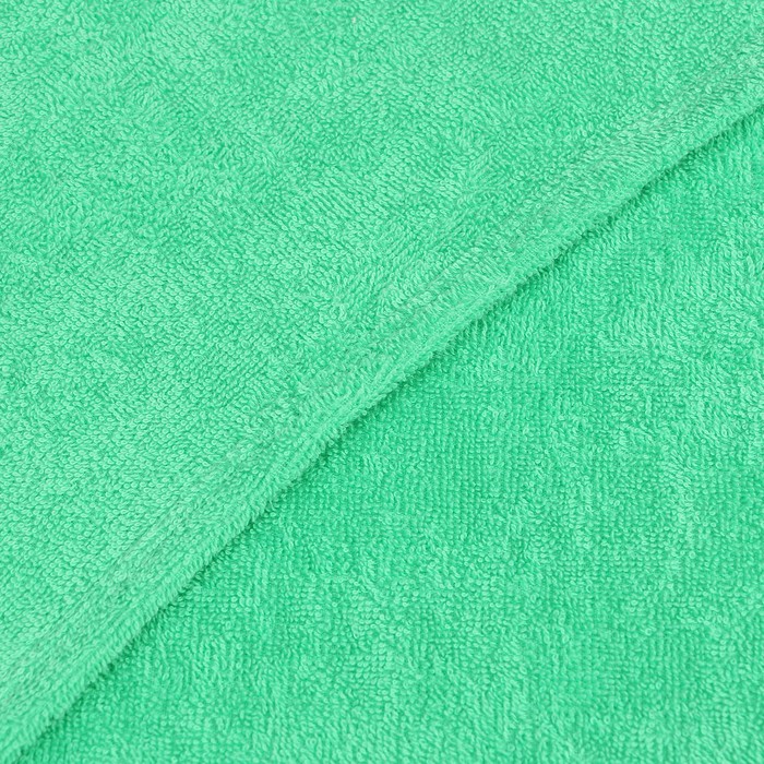 Полотенце-уголок махровый Крошка Я 85х85 см, цвет зелёный, 100% хлопок, 320 г/м2 - фото 1928191539