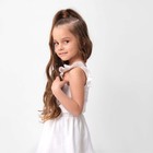 Костюм для девочки летний: топ, юбка KAFTAN, белый, рост 98-104 см - Фото 6