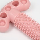 Игрушка для собак "Ключ", TPR, массажная, 12 х 3,5 х 5 см, розовая - Фото 3