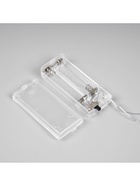 Светодиодная верхушка на ёлку «Звезда белая», 16 см, 10 LED, от батареек ААх2, фиксинг, свечение красное - Фото 6