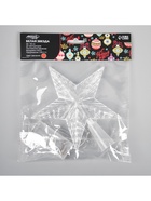 Светодиодная верхушка на ёлку «Звезда белая», 16 см, 10 LED, от батареек ААх2, фиксинг, свечение красное - Фото 7