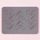 Топперы для торта «Сердечки», золотые - Фото 3