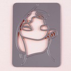 Топпер для торта «Девушка», золотой - Фото 3