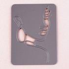 Украшение для торта «Девушка с серьгой», цвет золото - Фото 2