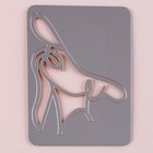 Топпер для торта «Девушка в шляпе», золотой - Фото 2