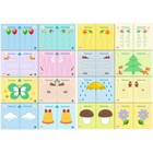 Набор карточек для рисования двумя руками «Утёнок», уровень 1 - фото 25445877