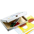 Набор карточек для рисования двумя руками «Зайки», уровни 1,2,3 - фото 24551229