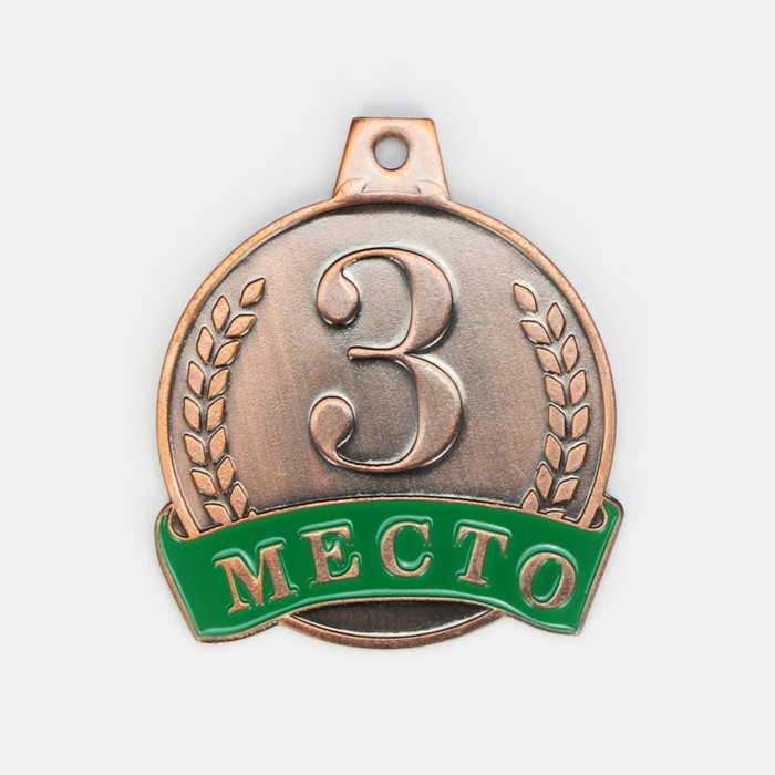 Медаль призовая 055 диам. 4,5 см. 3 место. Цвет бронз. Без ленты - фото 1907736119