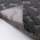 Коврик универсальный под миску и лоток «‎Косточки»‎, 30х40 см, серый - фото 8996745