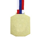 Медаль призовая «1 место» золото, с лентой, 6×7 см - Фото 5