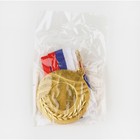 Медаль под нанесение 007 диам 5 см. Цвет зол. С лентой - фото 9875037