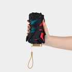 Зонт женский механический «Красные цветы», 6 спиц, складывается в размер телефона - Фото 6