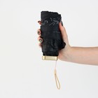 Зонт женский механический «Тропические листья», 6 спиц, складывается в размер телефона - Фото 6